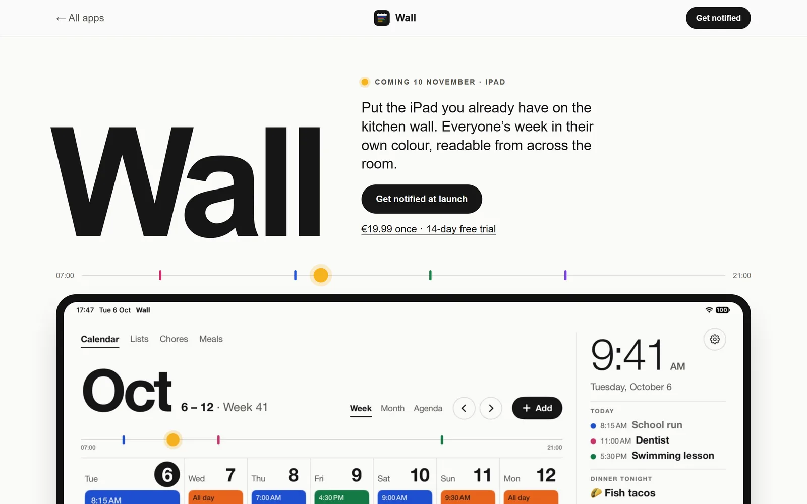 Wall website